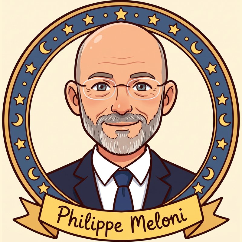 Portrait illustré de Philippe Meloni