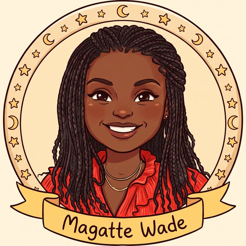 Portrait illustré de Magatte Wade
